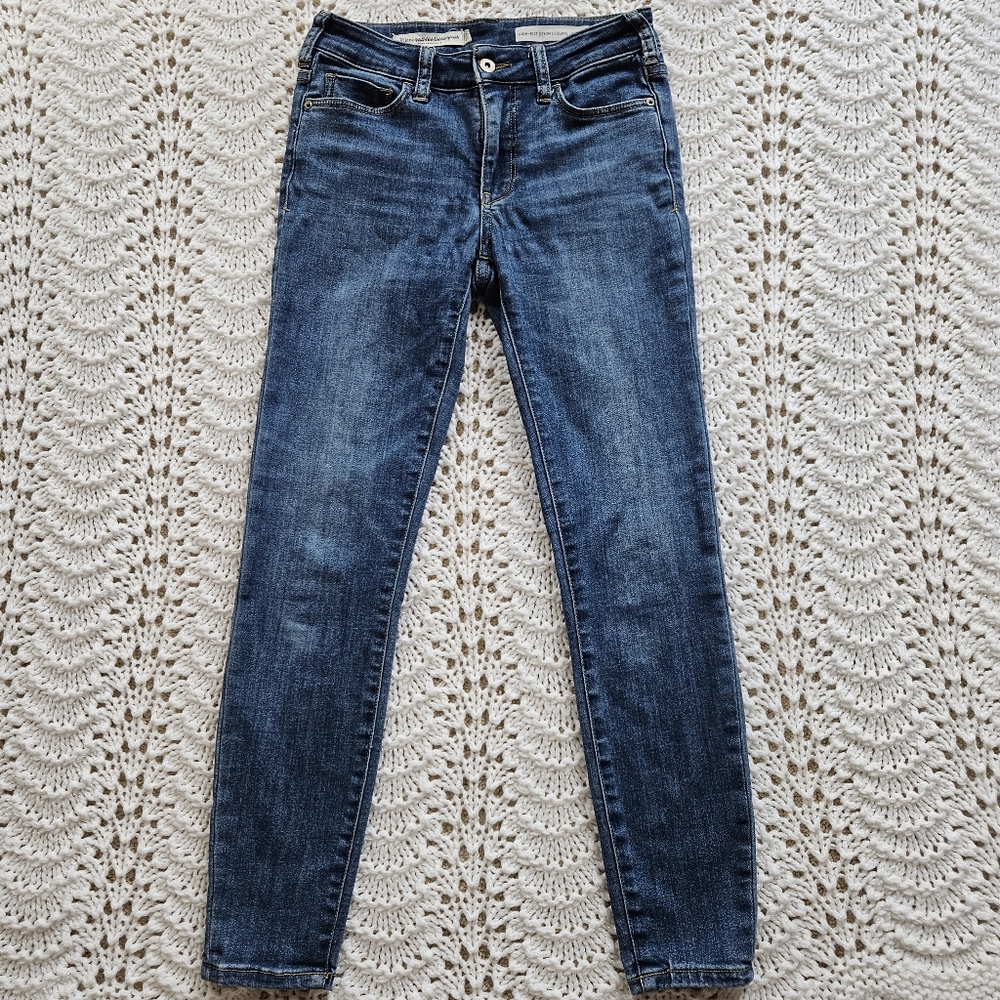 Pilcro and the Letterpress Anthropologie   High-Rise Denim Legging Sz 26
